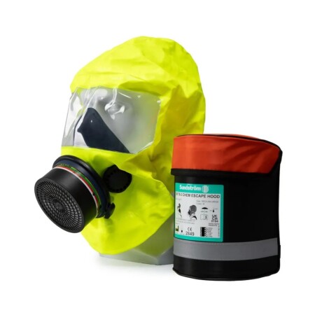 Evacuation half mask with hood SUNDSTROM SR 76-3 ABEK1-Hg-P3, M/L - Sundstrom