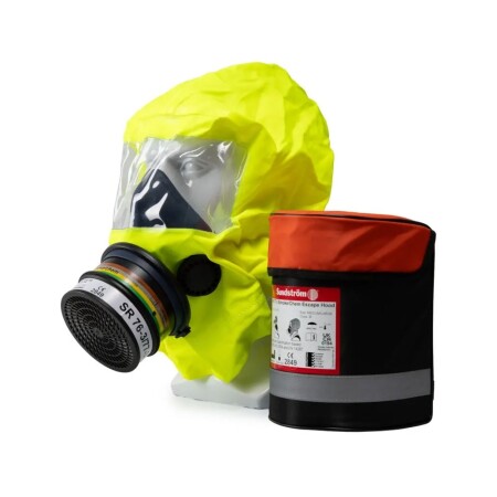 Evakuierungs-Halbmaske mit Kapuze SUNDSTROM SR 77-3 ABEK1-CO-P3, M/L - Sundstrom