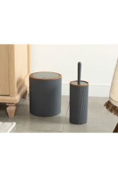 Evelyn 2'li Banyo Seti Antrasit 10034604-4 - English Home