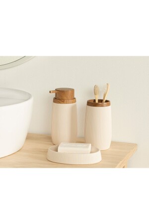 Evelyn 3-Piece Bathroom Set Beige - English Home