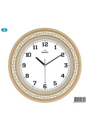 Evin Park 82-a Wall Clock Gold SAAT-GLKS-00033 - Galaxy