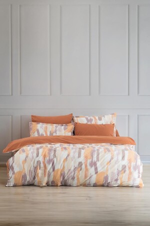 Evita Double Duvet Cover Set 100% Cotton Non-Iron Printed 200x220 Cm NVREVT200x220 - Ecocotton