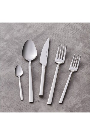 Evora Fork Spoon Knife Set 60 Pieces for 12 Persons 153. 03. 08. 1063 - Karaca