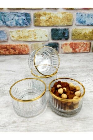 Evsen vergoldete Elysia-Schale 530038 4-teilig 062oa PRA-3276698-7585 - Paşabahçe