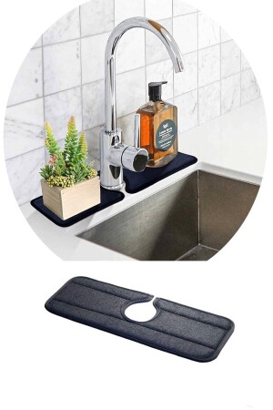 Evye Mutfak Lavabo Bataryası Musluk Altı Su Emici Matı Su Sızdırmaz Önleyici Mat TYC00548674611 - Genel Markalar