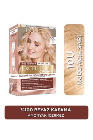 Excellence Creme Nude Colors Haarfärbemittel – 10u Nude Light Blonde - L'oreal Paris