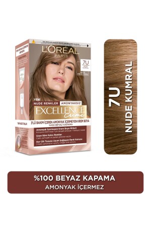Excellence Creme Nude Colors Hair Dye – 7u Nude Auburn - L'oreal Paris