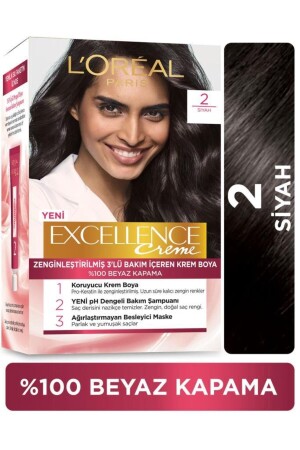 Excellence Creme Saç Boyası 2 Siyah - L'oreal Paris