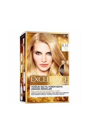 Excellence Intense 8. 34 Rich Warm Blonde Hair Dye 881855 - L'Oreal Paris