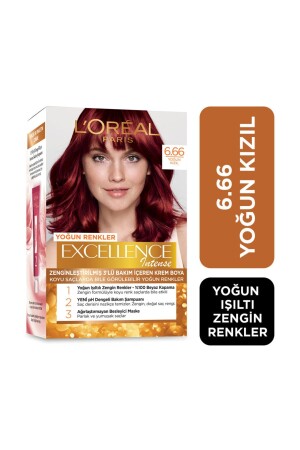 Excellence Intense Hair Dye 6. 66 Intense Red - L'oreal Paris