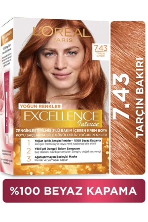 Excellence Intense Hair Dye 7. 43 Cinnamon Copper 78338 - L'Oreal Paris