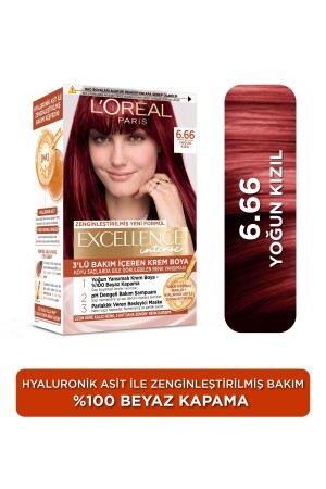 Excellence Intense Saç Boyası 6.66 Yoğun Kızıl - L'oreal Paris