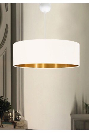 Exclusive 50 Cm Large Size Gold Interior Detailed Pendant Lamp Chandelier AYD-3533 - HOMİNG