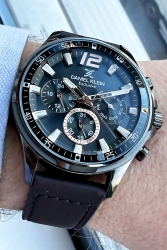 Exclusive Men's Wristwatch 3 Atm Waterproof Brown Leather Strap + Bracelet Dke2045c8 DKE2045 - Daniel Klein