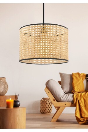 Exclusive Original Hazeran Rattan Pendant Lamp 28 Cm TYC00825559512 - HOMİNG
