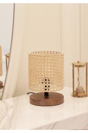 Exclusive Rattan Wooden Base Lampshade - Homing