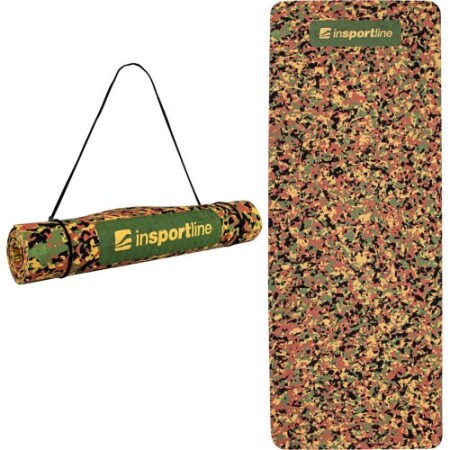 Exercise Mat inSPORTline Camu 173x61x0.4 cm - Brown - inSPORTline
