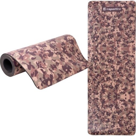 Exercise Mat inSPORTline Camu 173x61x0.8cm - Brown - inSPORTline