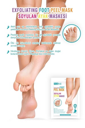 Exfoliating Foot Peel Mask Soyulan Ayak Maskesi IMM217.531 - Mara