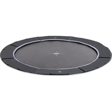 EXIT Dynamic ground level sports trampoline ø366cm - black - Exit