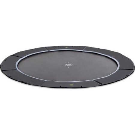 EXIT Dynamic ground level sports trampoline ø427cm - black - Exit