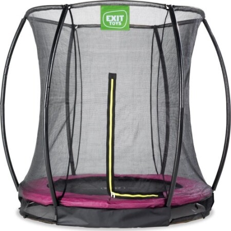 Exit Silhouette 183cm Yerleşik Trambolin (Ağlı) - Pembe - Exit
