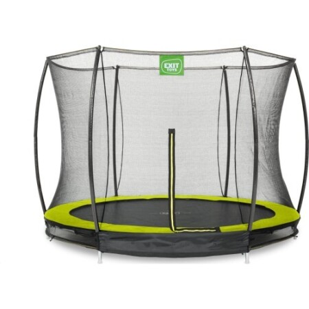 Exit Silhouette 244cm Inground Trampoline - Green - Exit