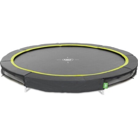 EXIT Silhouette ground sports trampoline ø244cm - black - Exit