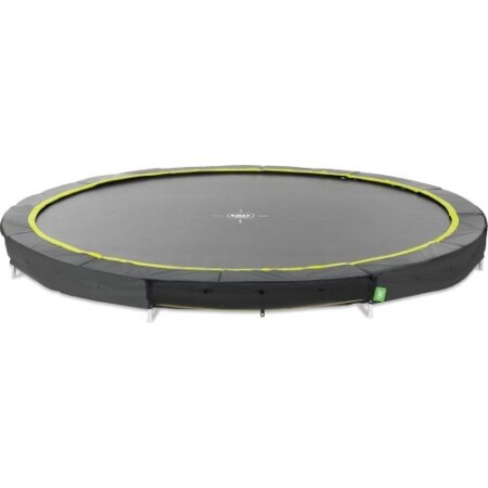 EXIT Silhouette ground sports trampoline ø366cm - black - Exit