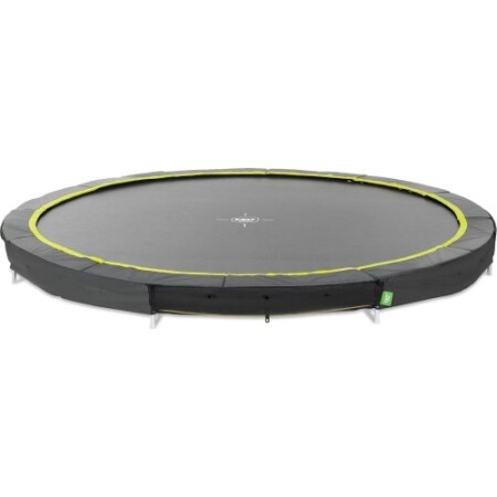 EXIT Silhouette ground sports trampoline ø427cm - black - Exit