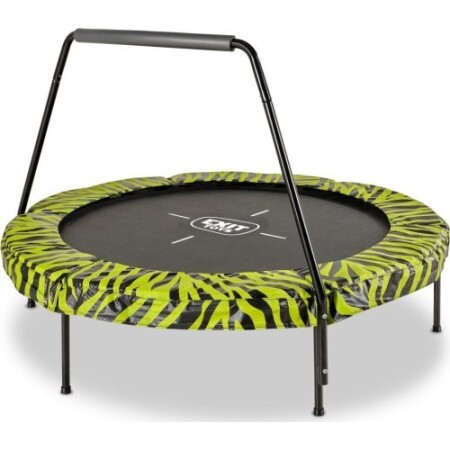 EXIT Tiggy Junior trampoline with bar ø140cm - black/green - Exit