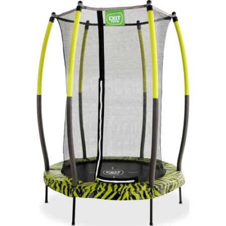 EXIT Tiggy junior trampoline with safety ø140cm - black/green - Exit
