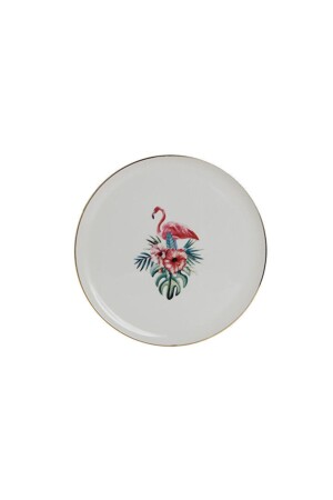 Exotic Pattern 4 Flat Plates 20 Cm Single 04ALM002897 - Porland