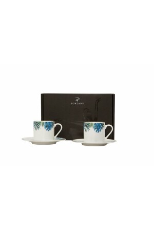 Exotic Pattern Coffee Set 4 Pieces 04ALM005315 - Porland