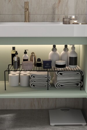 Expandable Shelf Adjustable Cabinet Organizer Kitchen Organizer Bathroom Organizer - Moniev