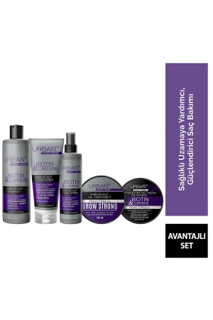 Expert Biotin and Caffeine Anti-Hair 5-Piece Set-Healthy Growth Aid-Vegan - Urban Care