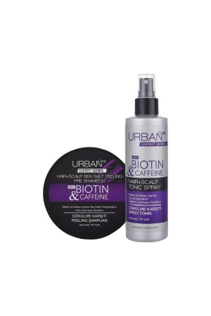 Expert Biotin & Caffeine Peeling Shampoo and Spray Tonic - Urban Care