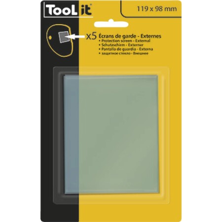 External safety glass GYS 119x98 curved - GYS