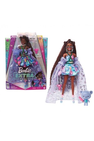 Extra Fancy Baby And Animal Friendly Baby In Purple Dress 194735072620 - Barbie