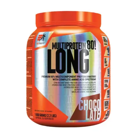 Extrifit Long 80 Multiprotein (1000 g, Chocolate) - Extrifit