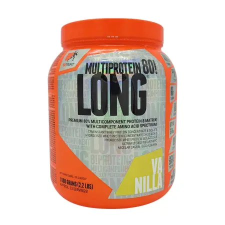 Extrifit Long 80 Multiprotein (1000 g, Vanilla) - Extrifit