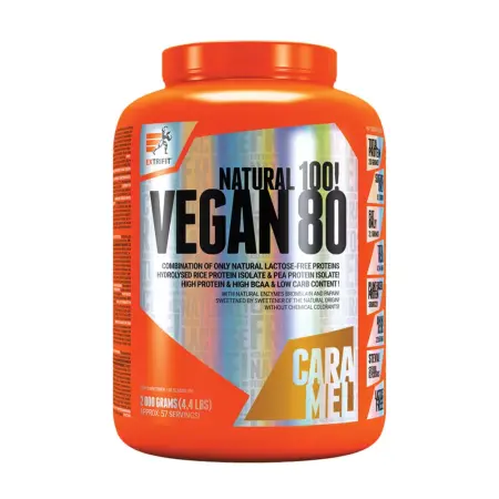 Extrifit Vegan 80 (2000 g, Caramel) - Extrifit