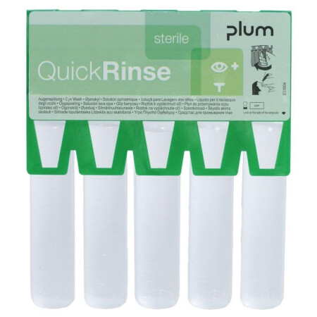 Eye wash ampoule refill PLUM QuickRinse, 5x20ml - Plum