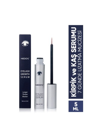 Eyebrow and Eyelash Growth - Repair - Nourishing and Strengthening Care Serum 5 ml - Nedox