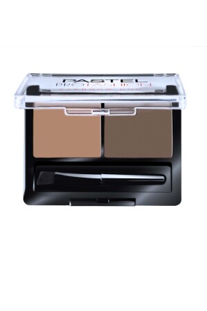 Eyebrow Duo - Double Eyebrow Shadow 02 Medium 2. 5G Eyebrow Shadow & 1. 5G Wax - Pastel