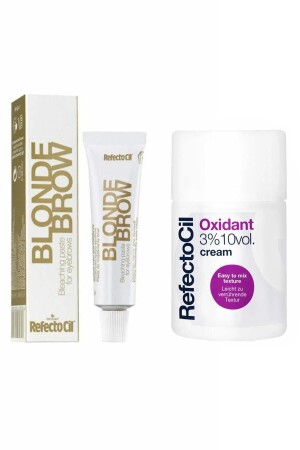 Eyebrow + Eyelash Dye Yellow Blonde Brow 15 Ml + Cream Oxidant 100 Ml - Refectocil