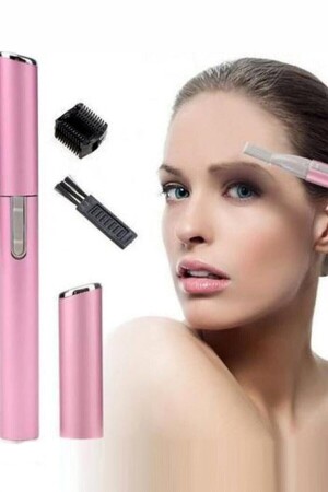 Eyebrow Mustache Removal Tool - Battery Operated Facial Hair Removal Eyebrow Mustache Trimmer Comb Epilator 4722 - BY A.D.M