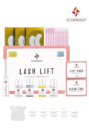 ® Eyelash and Eyebrow Lifting Set - Eyelash Perm - Lash Lift Full Set - Iconsign Lash Lift