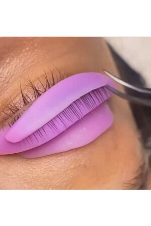 Eyelash Lifting Barrier Silicone Locks Short Lashes Pink - Lush Studio
