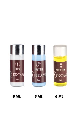 Eyelash Lifting Set Curler No. 1 & Stabilizer No. 2 & Nutrution Solutions No. 3 - Prolash